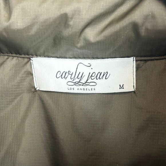 Carly Jean Los Angeles Rain Coat Jacket Shell Windbreaker with Hood Long Adjusta - Picture 4 of 11